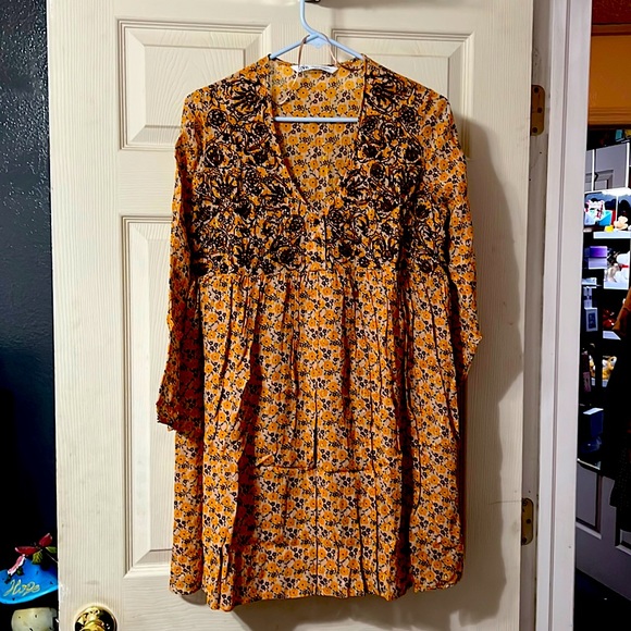 Zara Dresses Zara Boho Floral Babydoll Dress Poshmark